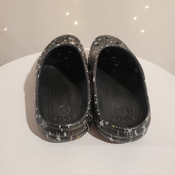 Crocs Freesail Stars Gold Silver Slip-On Mules Clog Sandals Womens 5 Celestial - Picture 4 of 9